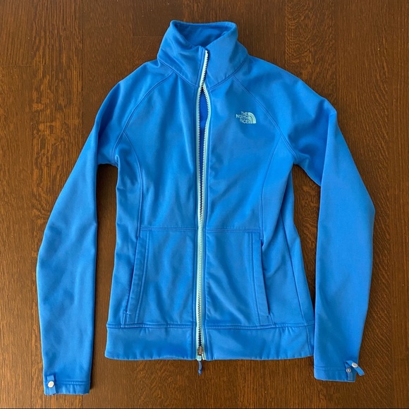 The North Face Rain Jacket Coat Removable Fleece Blue - Picture 5 of 8